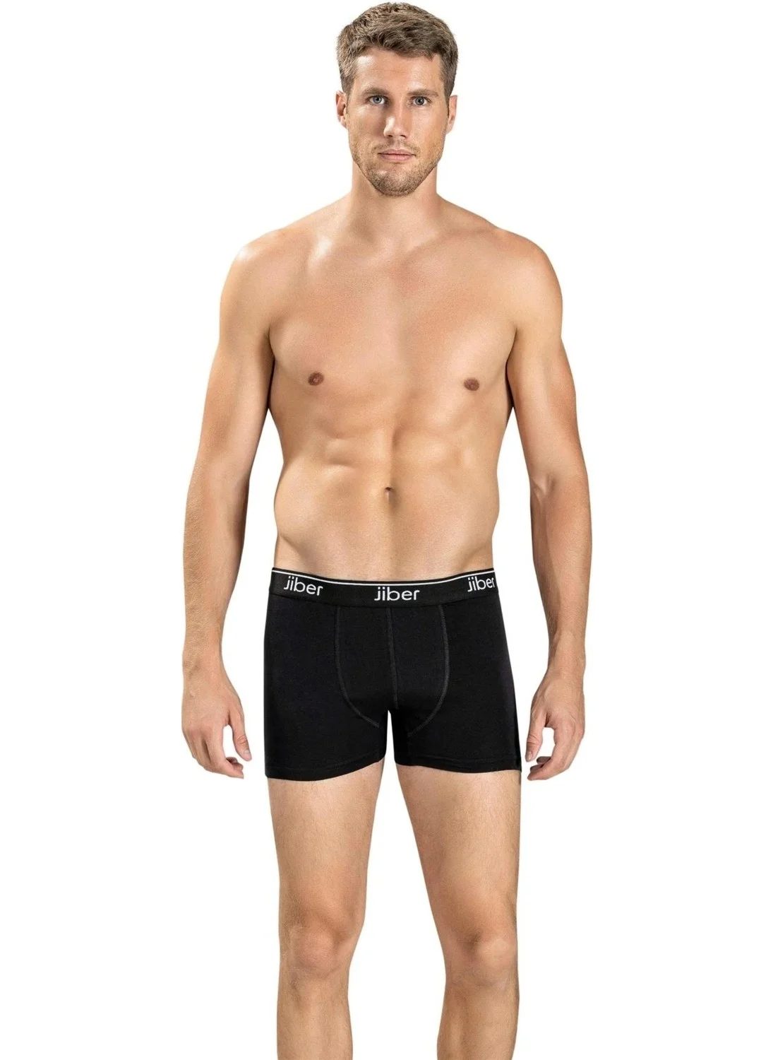جيبر Men's Cotton Lycra Boxer 156 - 6 Pieces