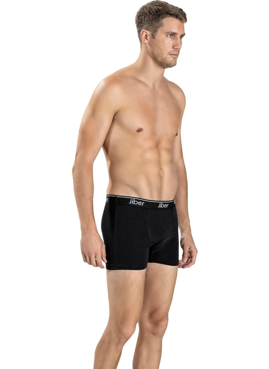 جيبر Men's Cotton Lycra Boxer 156 - 6 Pieces