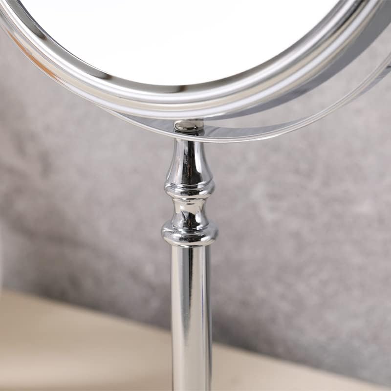 GOPAD Makeup Mirror Magnifying Mirror Makeup Double Side Magnification Tabletop Vanity Hand Mirrors Stand for BathroomHotelBed RoomDressing Room 5X and 1x 34 x 19 CmPlastic Frame - Image 4