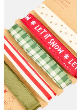 Muy Mucho 5 Pcs Ruban Ribbons 200cm, Multicolor  - Image 3