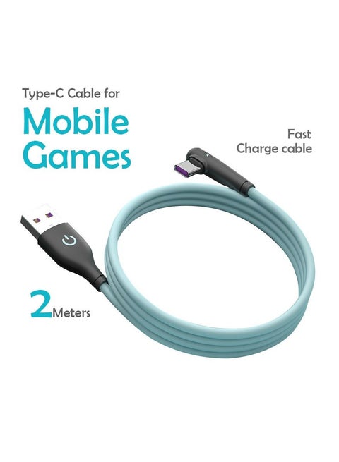 Mobile Game Type - C Usb Cable 90 Degree Cable Fast Charging 2m