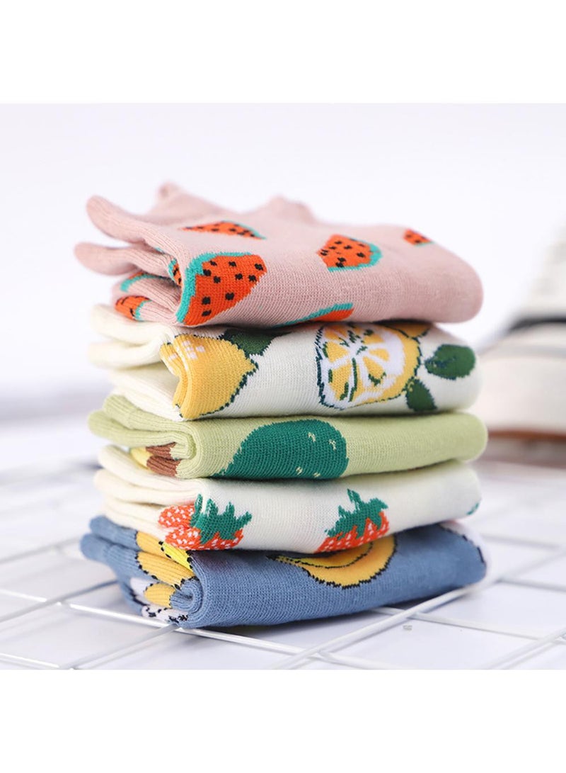 Sweet seven 6-Pack of Aesthetic Funny Ankle Socks for Women - Cute, Fun, and No Show Low Cut Socks for Girls and Teens  - Image 2