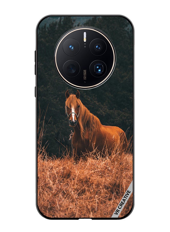 VR CREATIVE Protective Case Cover For Huawei Mate 50 Pro Royal Horse Design Multicolour - Image 1