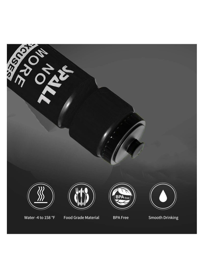 سبال زجاجة مياه رياضية خالية من مادة BPA مع تصميم متين وسهل الضغط ومتوفرة بألوان متعددة - Image 2