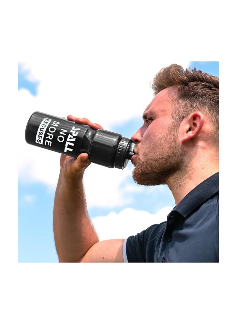 سبال زجاجة مياه رياضية خالية من مادة BPA مع تصميم متين وسهل الضغط ومتوفرة بألوان متعددة - Image 5