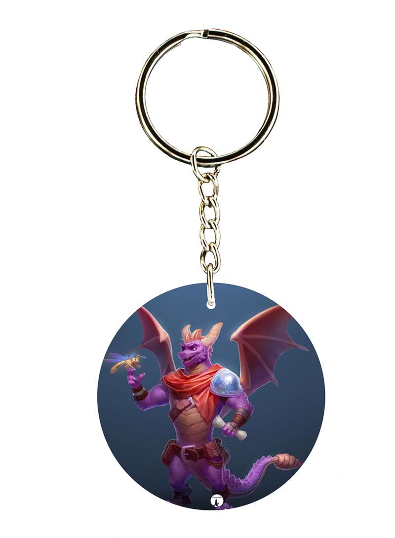 RKN Spyro Double Side Printed Keychain