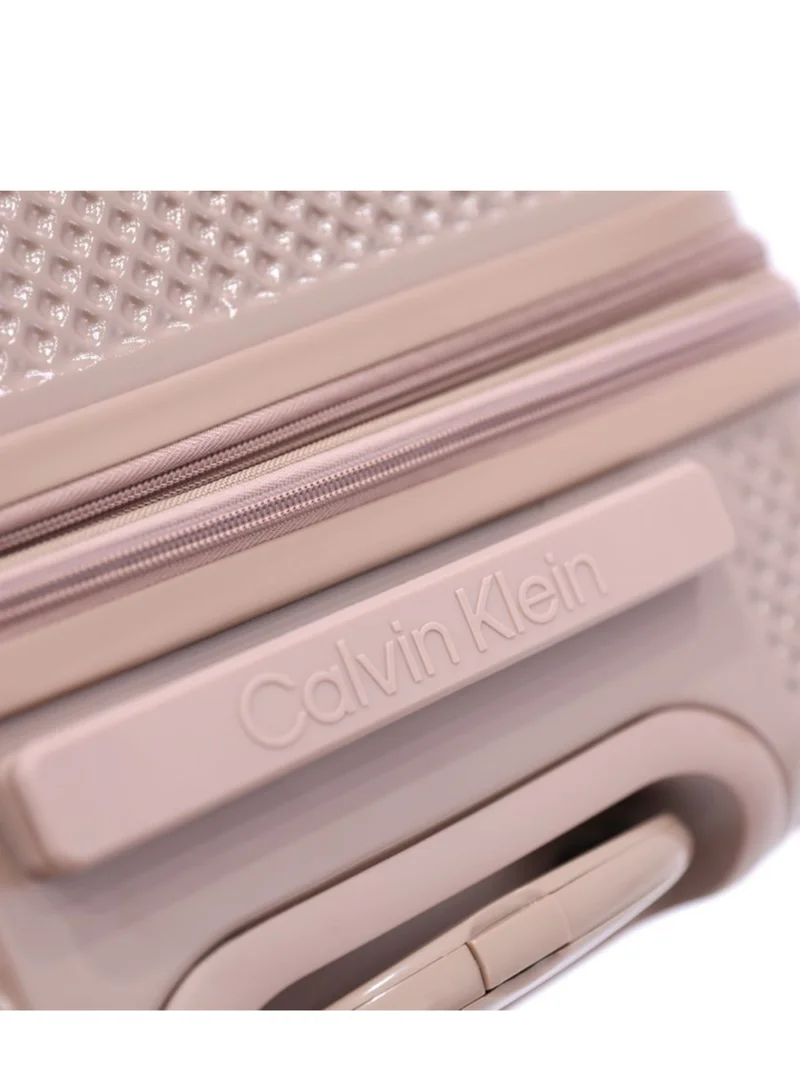 CALVIN KLEIN Waffle Hardside Spinner Luggage On Wheels, Ultra Lightweight ABS, 4 Double Wheels