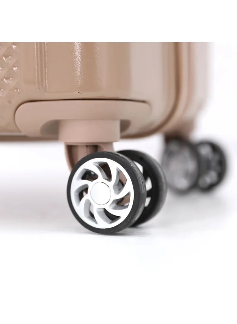 CALVIN KLEIN Waffle Hardside Spinner Luggage On Wheels, Ultra Lightweight ABS, 4 Double Wheels
