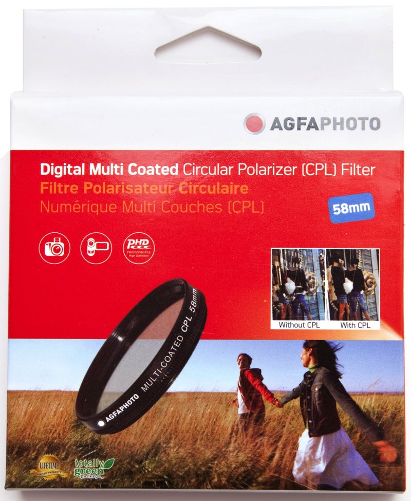 AgfaPhoto AGFA 58mm Multi-Coated Circular Polarizing (CPL) Filter - Image 3