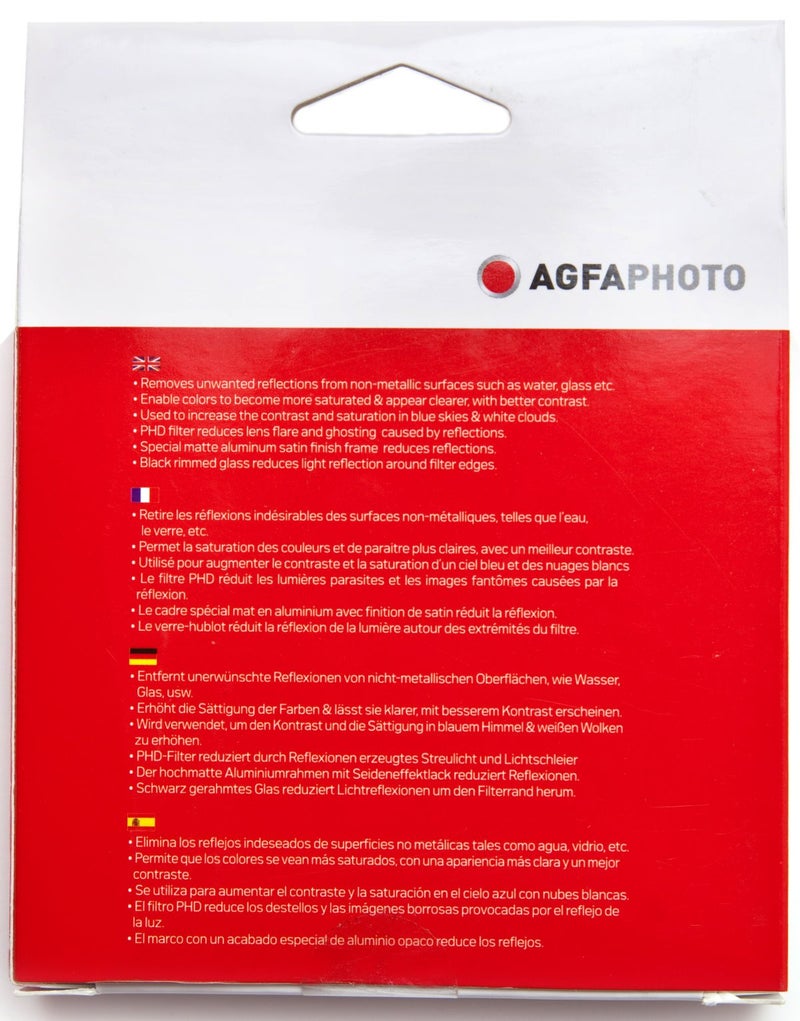 AgfaPhoto AGFA 58mm Multi-Coated Circular Polarizing (CPL) Filter - Image 4
