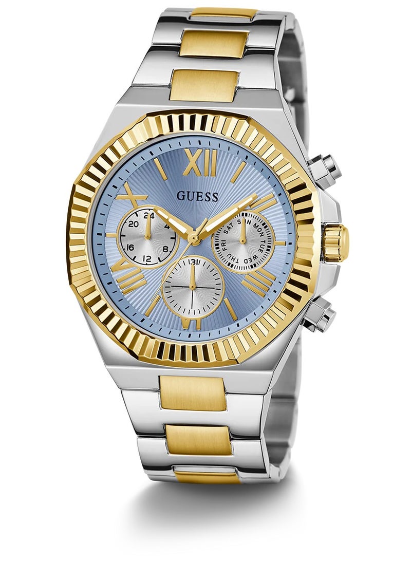 GUESS - Mens Equity Blue Dial Multi-function Watch - GW0703G3 - Image 1