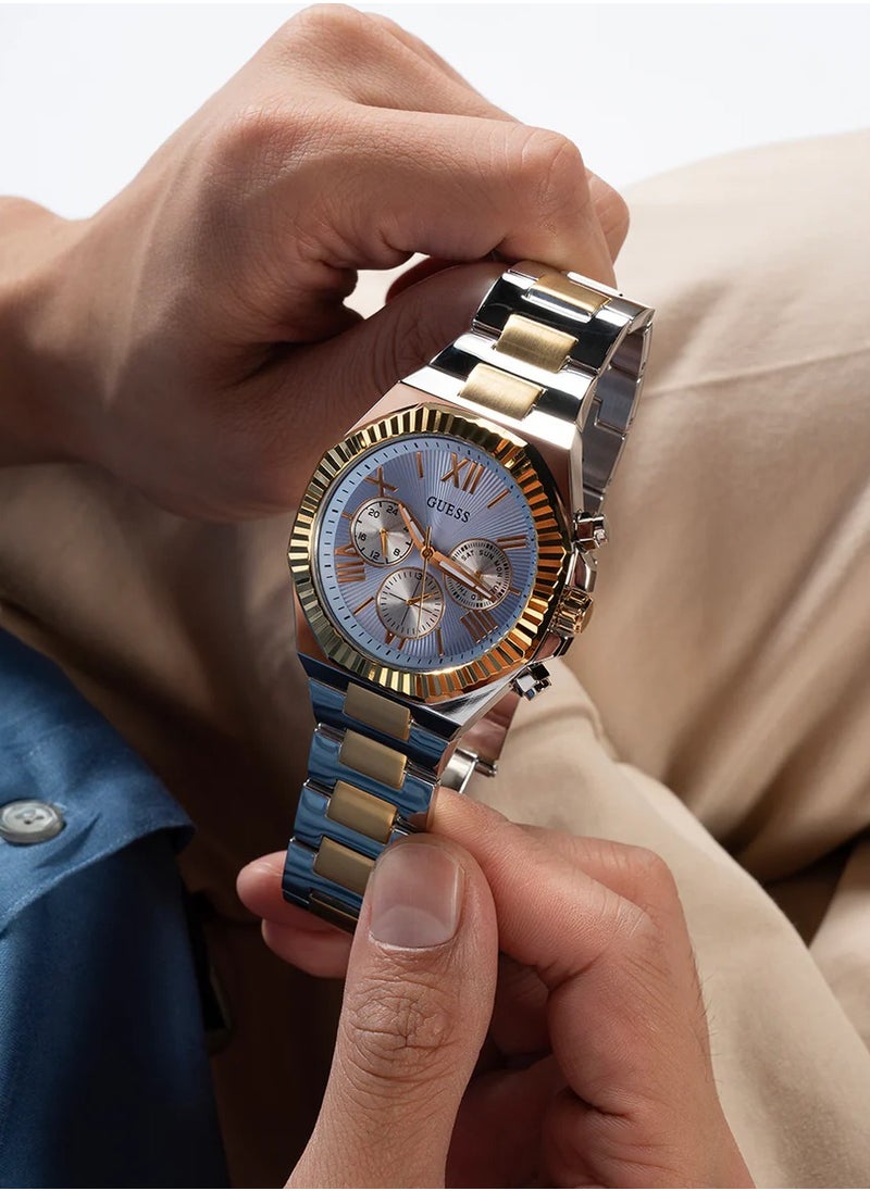 GUESS - Mens Equity Blue Dial Multi-function Watch - GW0703G3 - Image 1