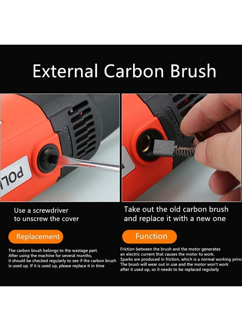 amiciTools amiciTools 800W Electric Wood Trimmer 220V 30000RPM 6mm Collect Chuck Woodworking Tool for Wood Trimming Engraving Carving Wood Trimming Machine  - Image 5