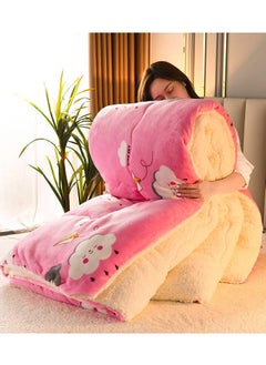 OLUDENIZ Ultra-Soft Flannel Fleece Blanket with Cartoon Design – Double Layer, Thick & Warm – Ideal for Winter and Cozy Nights  - Image 2