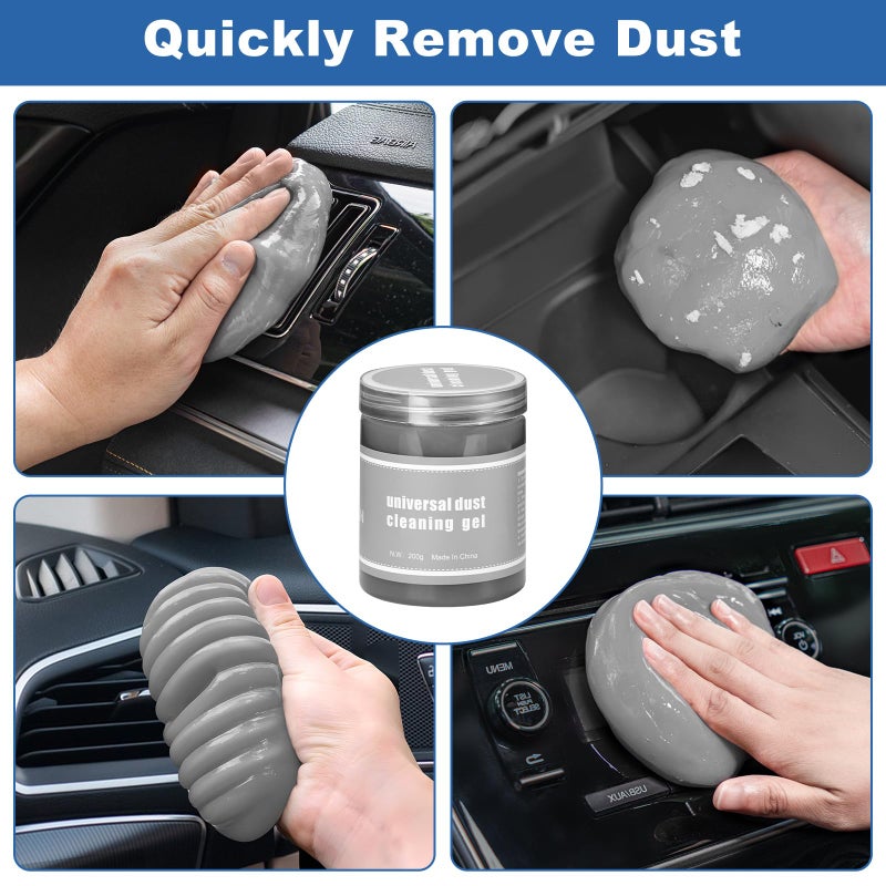 Viewsun Windshield Cleaner Tool, 13Pcs Car Interior Cleaning Kit, Car Detailing Kit Interior Cleaner, Car Detailing Brushes, Car Cleaning Gel, Inside Cleaning Supplies Accessories for Women Men - Image 5