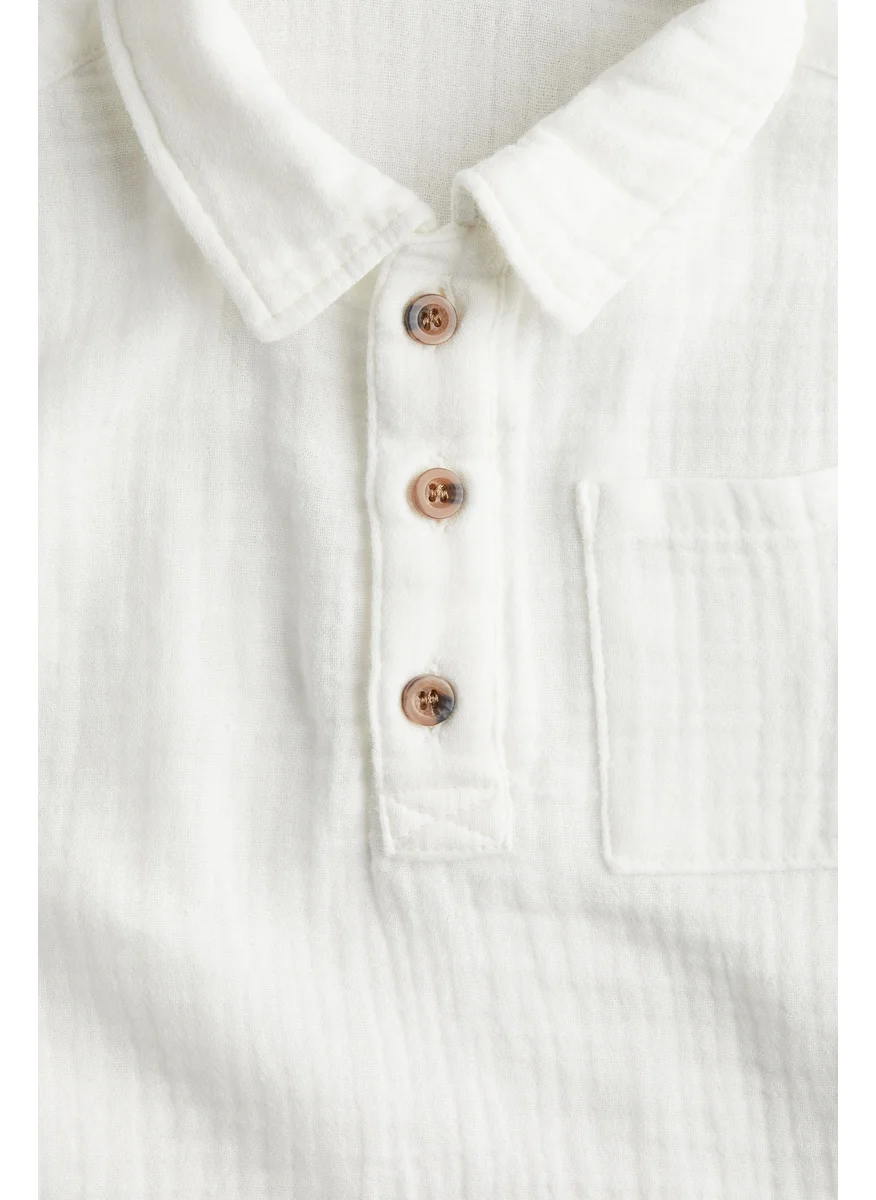 H&M Cotton Muslin Shirt