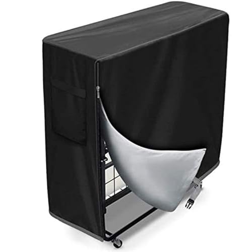 Gaderth Rollaway Bed Storage Cover Folding Bed Storage Cover With Zipper Waterproof Universal Rollaway Bed Protector Cover Heavy Duty Folding Bed Storage with Adjustable Drawstring L39x15x449 - Image 1