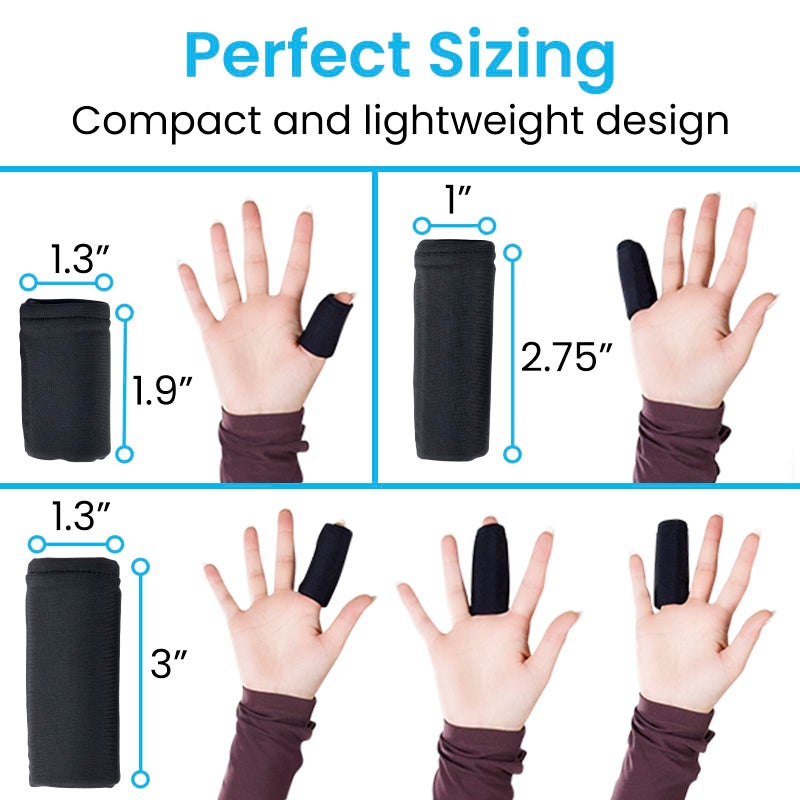 Arctic Flex Finger Ice Pack Sleeve - (5 Pk) Compression Sleeves for Arthritis, Trigger Finger & Pain Relief - Hot and Cold Gel Therapy Treatment for Joints & Thumb - Support Wrap for Swelling - Image 3