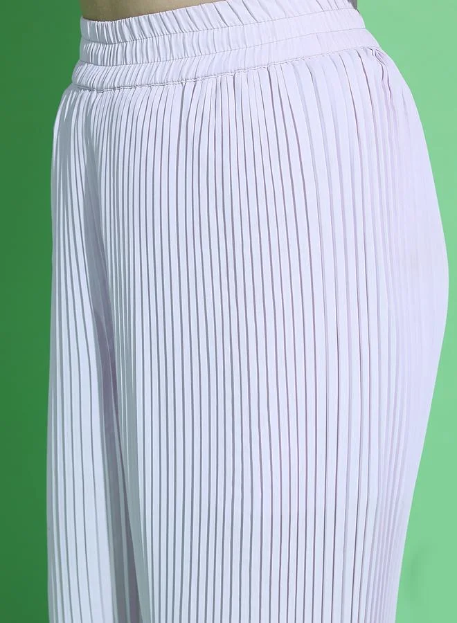 Tokyo Talkies Pleated Wide Leg Trousers by Styli