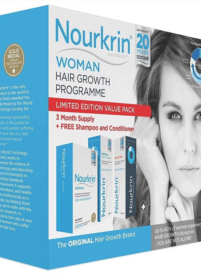Woman Value Pack 180 Tablets,Shampoo and Conditioner