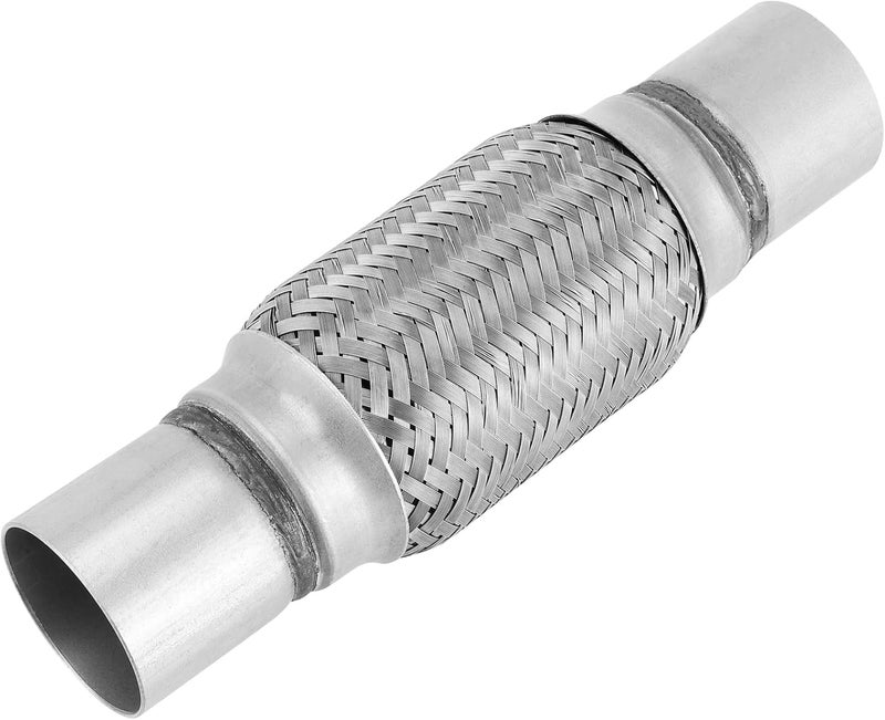 SINJEUN 3 Pack 2 x 6 Inch Stainless Steel Double Braid Flex Pipe - Image 4