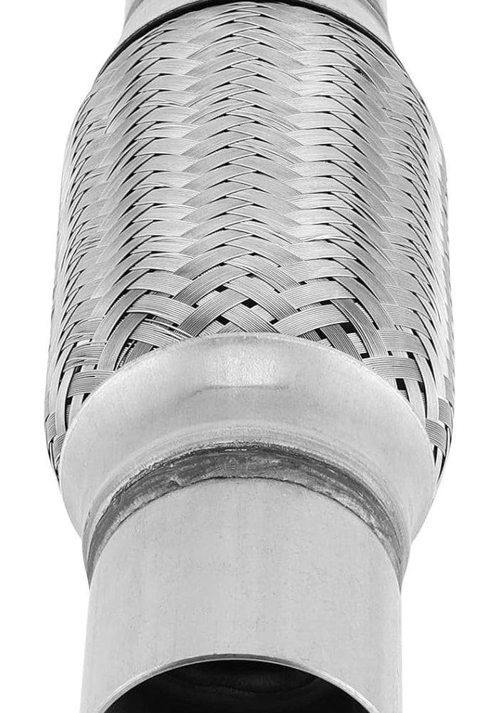 SINJEUN 3 Pack 2 x 6 Inch Stainless Steel Double Braid Flex Pipe - Image 5