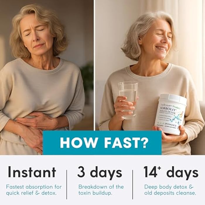 TODICAMP Zeolite Detox Sorbolit - Zeolite Binder Supplement for Full Body Detox - Gut Cleanse, Cellular and Liver Detox (1 Pound (Pack of 1)) - Image 5