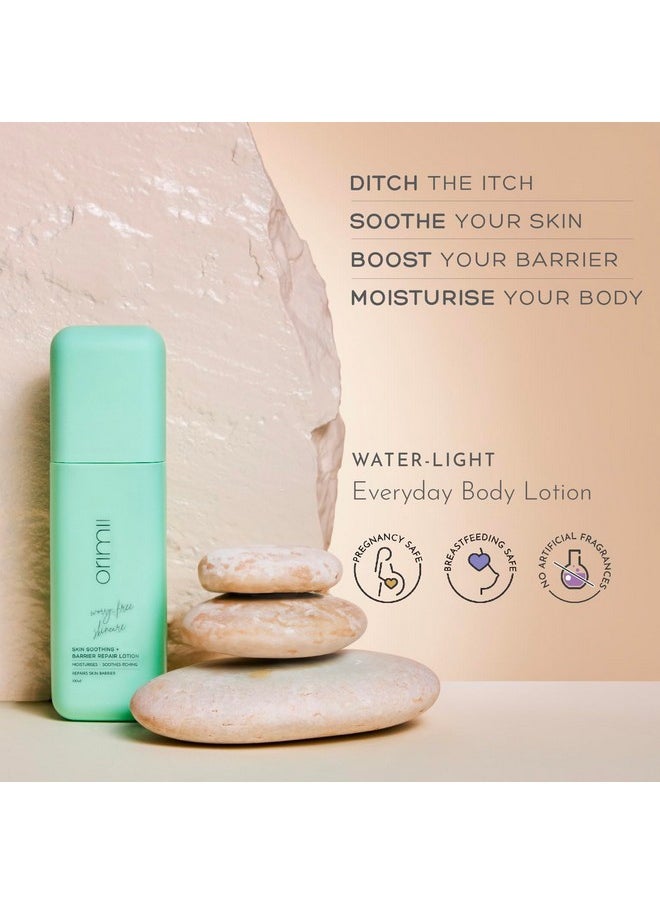 Orimii Barrier Repair Body Lotion 100Ml | Moisturizes Dry Skin, Reduces Irritation & Itching | Lightweight & Non Sticky Winter Body Lotion | Pregnancy & Breastfeeding Safe  - Image 2