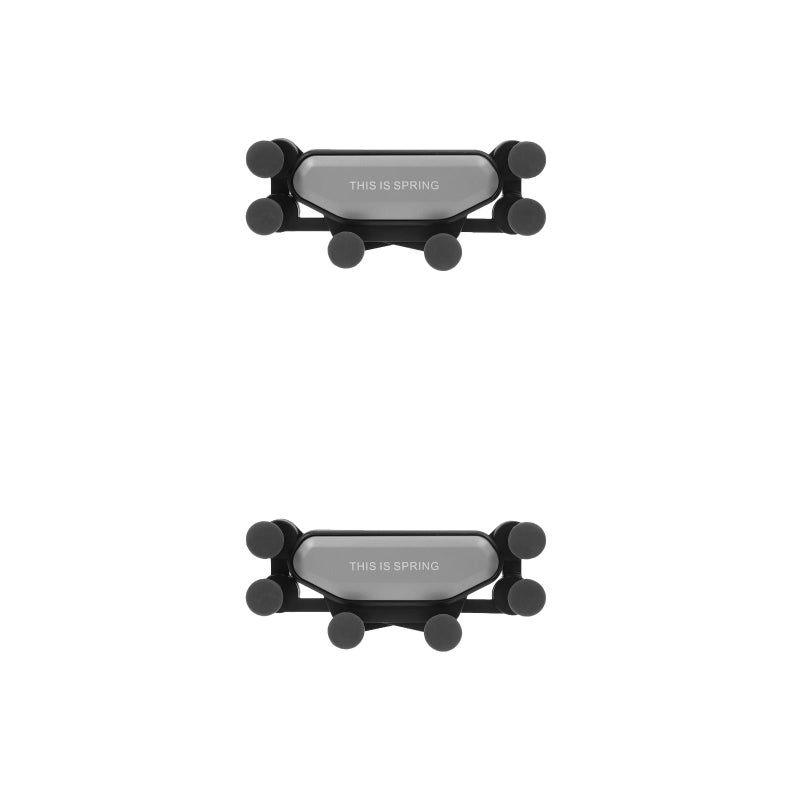 2pcs Car Phone Holder Air Outlet Type Sensor Mobile Phone Holder Navigation Car Bracket 7- ( ) - Image 1