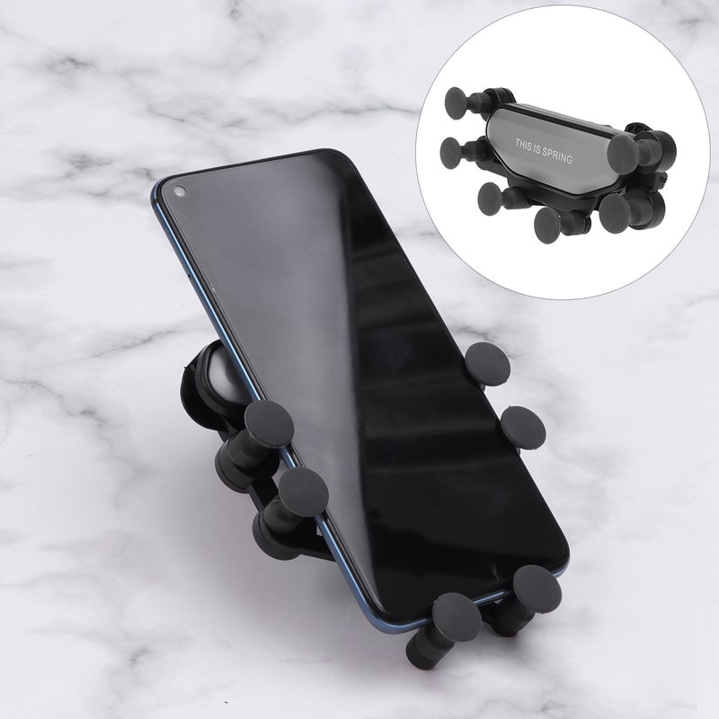 2pcs Car Phone Holder Air Outlet Type Sensor Mobile Phone Holder Navigation Car Bracket 7- ( ) - Image 2