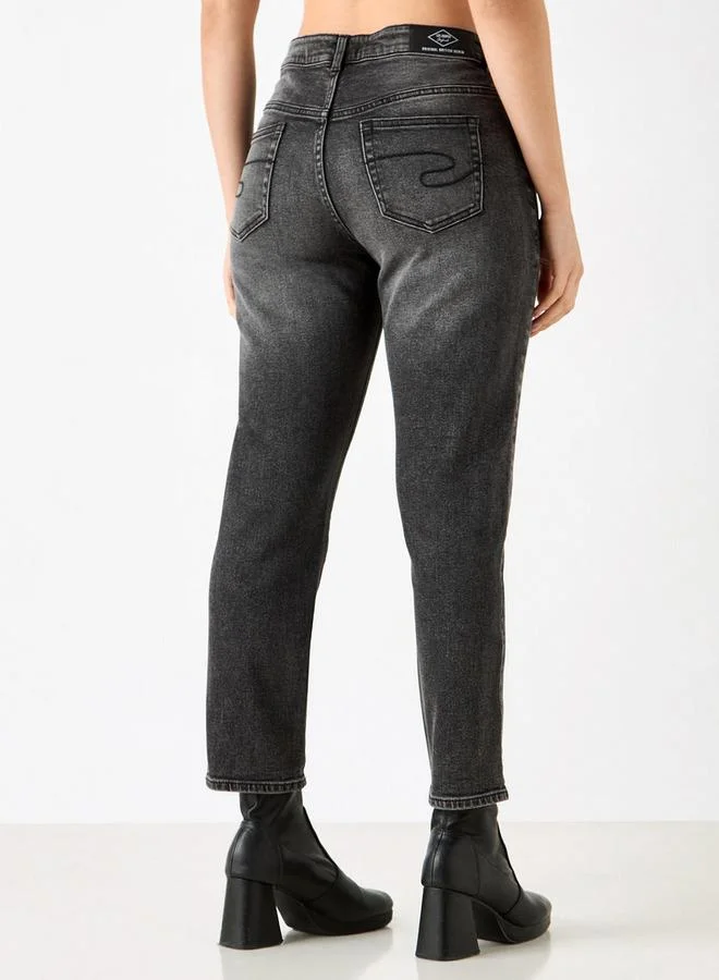 لي كوبر بنطلون جينز بقصة سليم وجيوب من لي كوبر