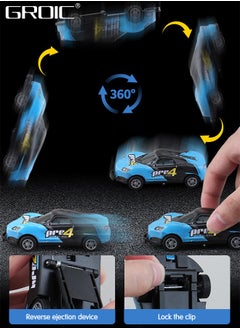 GROIC 8PCS Metal Pull Back Cars, Ejection Vehicle Flip Crash Car, Stunt Toy Cars, Friction Power Alloy Casting car Mini Race car for Toddler, Jumping Flip Stunt Toy Cars Mini Model Cars  - Image 3