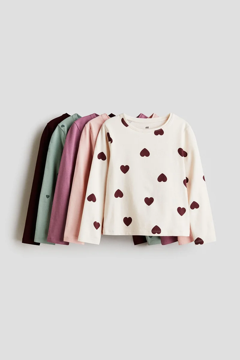H&M 5-pack jersey tops