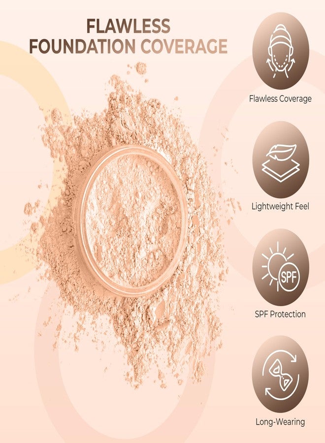 Sweet Face Minerals 5pc KIT w/FACE BRUSH (PINK BISQUE) Mineral Makeup Set Full Size Powder Bare Skin Matte Foundation - Image 3
