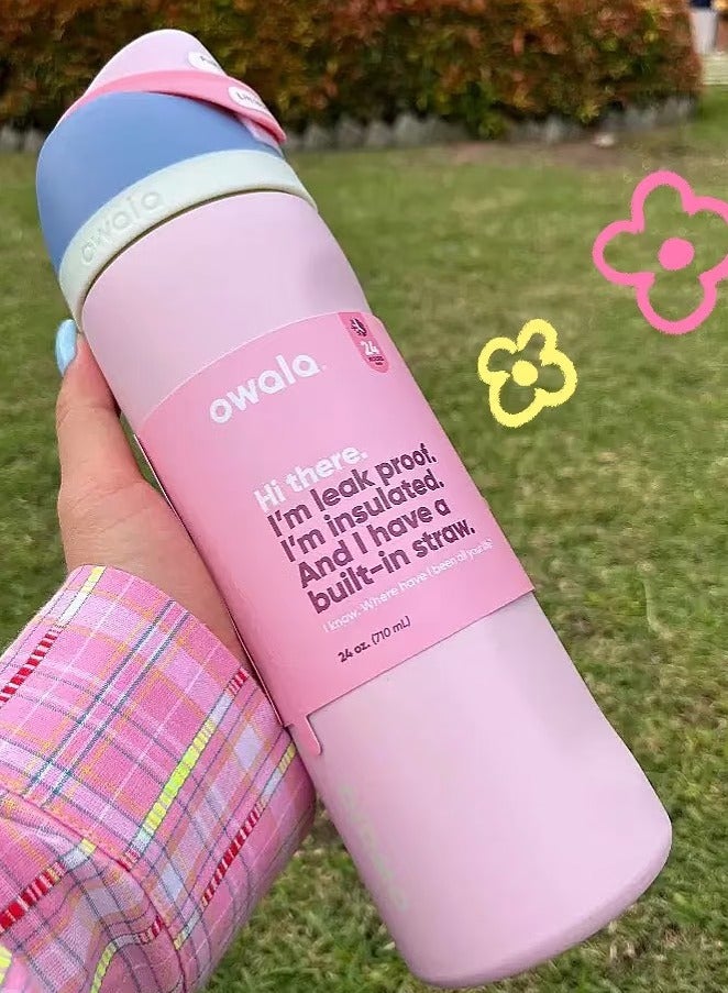 Owala FreeSip Insulated Stainless Steel Water Bottle with Straw for Sports, Travel, and School BPA-Free Sports Water Bottle, 32 oz  - Image 4