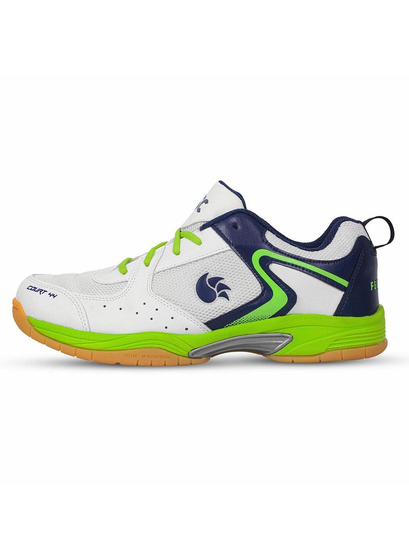 DSC Court 44 Badminton Shoes | 10 UK / 11 US / 44 EU | For Men and Boys | With Natural Crape Rubber Non Marking Outsole - Image 4