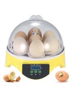 CATANES Mini Fully Automatic Egg Incubatorwith LED Flashlight Torch, 7 Eggs Intelligent Home Temperature Control Incubator for Chicken Duck Goose Quail Birds Fertile Eggs  - Image 3