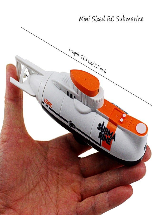 Tipmant RC Submarine Toy Remote Control Boat Underwater Diving Waterproof for Fish Water Tank Kids Birthday Gift (White) - Image 5
