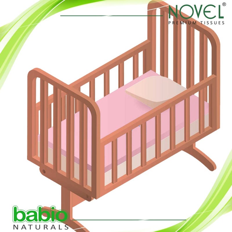 NOVEL Microfiber Baby Bed Protecting Mat (Pink, Extra Large) - Image 3