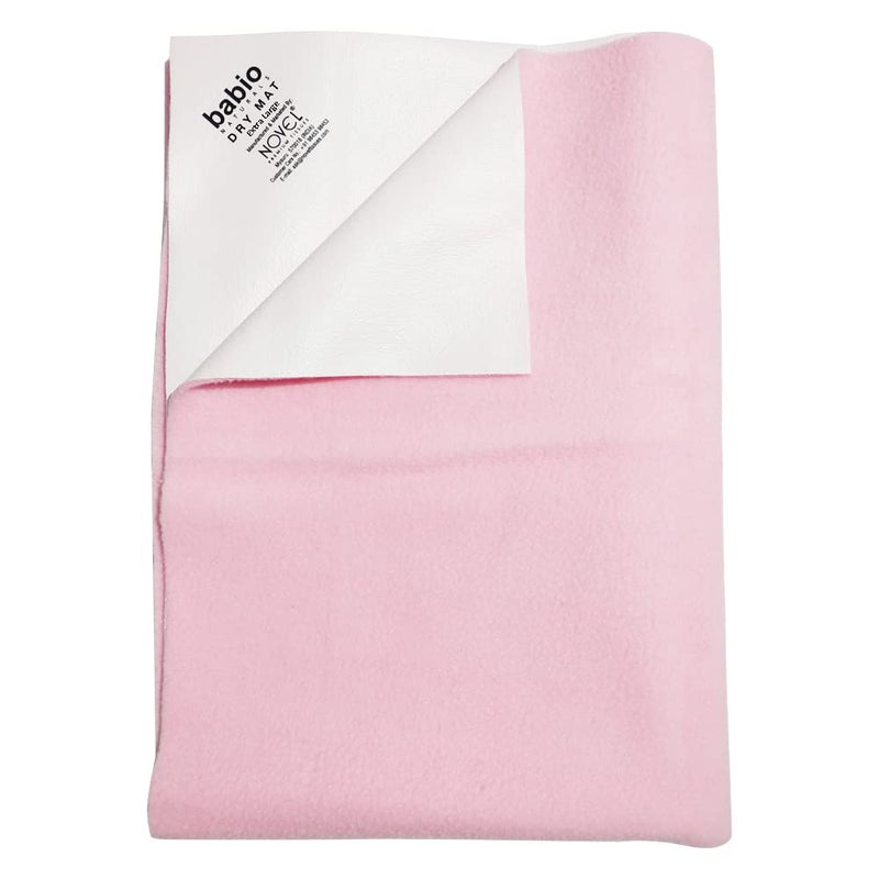 NOVEL Microfiber Baby Bed Protecting Mat (Pink, Extra Large) - Image 1