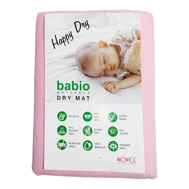 NOVEL Microfiber Baby Bed Protecting Mat (Pink, Extra Large) - Image 4