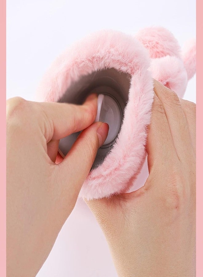 FYCAN 500ML Cartoon Portable Plush Hot Water Bottle With Soft Cover For Girls Cute Hand Warmer Hot Water Bags - Image 3