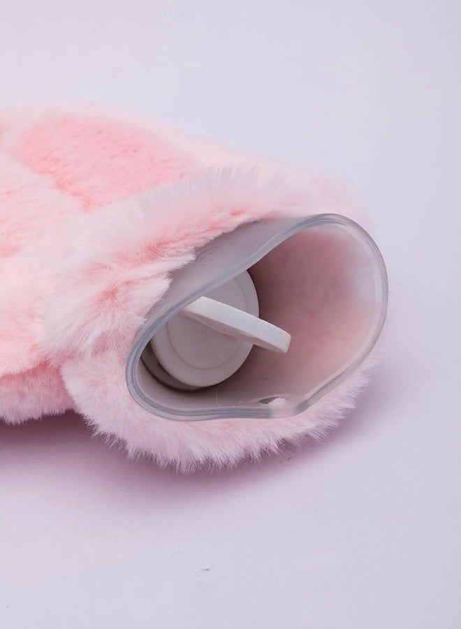 FYCAN 500ML Cartoon Portable Plush Hot Water Bottle With Soft Cover For Girls Cute Hand Warmer Hot Water Bags - Image 5