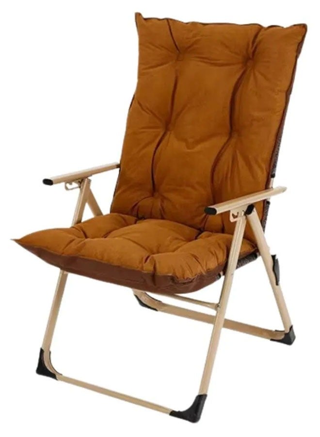 كادي ون كرسي فاخر شديد التحمل بمسند ظهر مرتفع قابل للطي تصميم 5 اوضاع قابلة للتعديل مع وسادة قابلة للازالة بطانة غير قابلة للانزلاق للاستخدام الداخلي والخارجي