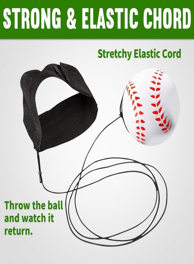 Playbees Reactive Practice Baseballs on Elastic Cord Perfect for Training, Fun Outdoor Activities for Spring Training, Fun Outdoor Activity for Kids, Boy or Girl, Party Favor (12 Pack) - Image 5