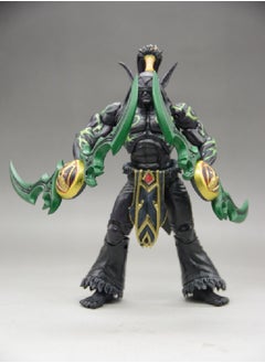 General 7-inch Heroes of the Storm World of Warcraft Demon Form Black Illidan character model desktop decoration collection decoration gift for family and friends  - Image 1