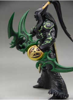 General 7-inch Heroes of the Storm World of Warcraft Demon Form Black Illidan character model desktop decoration collection decoration gift for family and friends  - Image 3