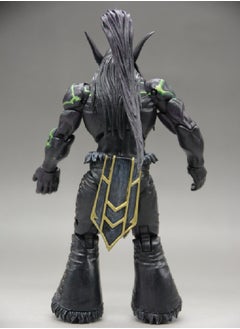 General 7-inch Heroes of the Storm World of Warcraft Demon Form Black Illidan character model desktop decoration collection decoration gift for family and friends  - Image 4