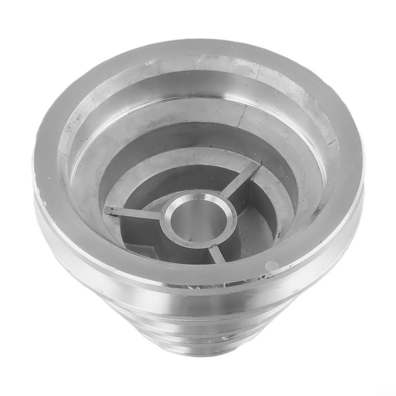 Pagoda Pulley Wheel Aluminum Transmission 5 Step Speed Control For Benchtop Drill Press Compatible With A Type V Shaped Timing Belt Motor Shaft 14mm - Image 3