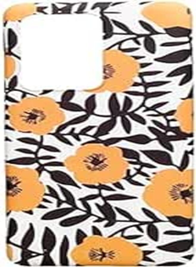 Dragon Plastic Creative Back Phone Protection Case Flowers Print Design With Silicone Safety Edges And 3D Back Print For Samsung Galaxy S11 Plus / S20 Ultra - Multi Color